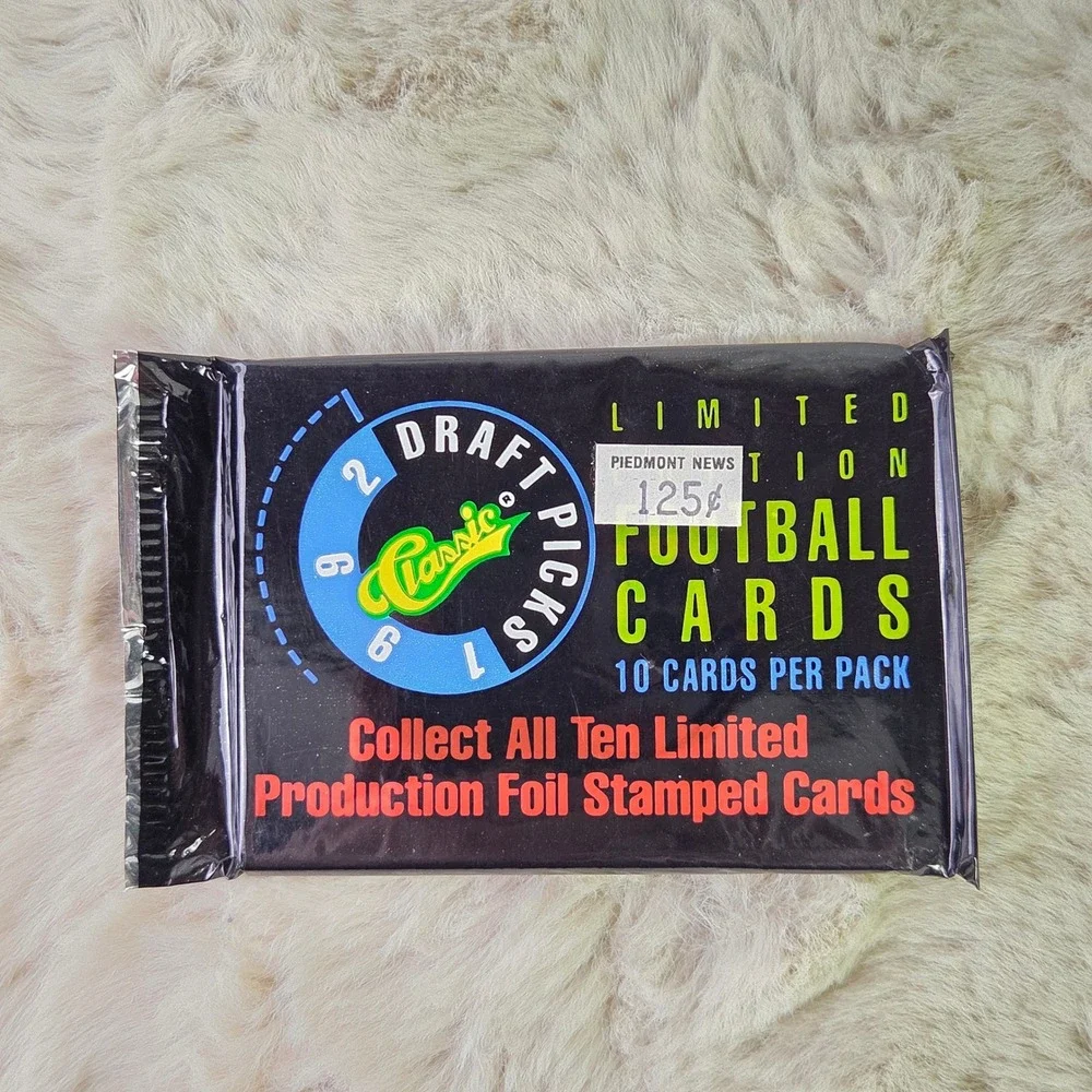 3 Pack Lot 1992 Classic Draft Picks Limited Edition Football Cards Sealed New